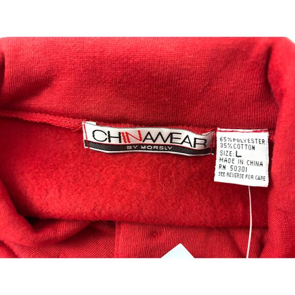 Vintage Oversized Button-front Jacket Large with Pockets Chinawear NWT - Picture 3 of 10